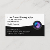 Dienstleistungen der Fotografie Lokaler Fotograf Visitenkarte (Vorderseite)