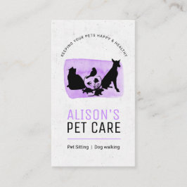 Dienstleistungen der Hauspflege / Sitzplätze / Hau Visitenkarte