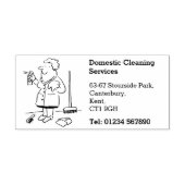 Dienstleistungen der Innenreinigung Permastempel (Design)