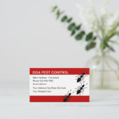 Dienstleistungen der Kontrolle von Schädlingen Mod Visitenkarte (Stehend Vorderseite)