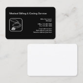 Dienstleistungen der medizinischen Abrechnung und  Visitenkarte (Vorne/Hinten)