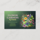 Dienstleistungen des Gartenbaus und des Landschaft Visitenkarte (Vorderseite)