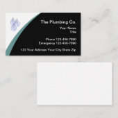 Dienstleistungen des Klempners Modernes Design Visitenkarte (Vorne/Hinten)