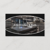 Dienstleistungen des Küchen- und Badegewerbes Visitenkarte (Vorderseite)