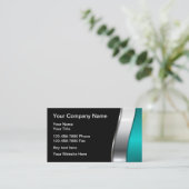 Dienstleistungen des Recycelnden von Metallen Visitenkarte (Stehend Vorderseite)