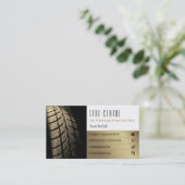 Dienstleistungen für den Reifenspeicher | Car Part Visitenkarte (Stehend Vorderseite)