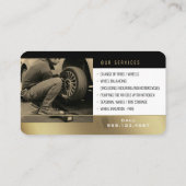 Dienstleistungen für den Reihenhandel | Car Parts Visitenkarte (Rückseite)