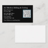 Dienstleistungen im Bereich Rechnungswesen und Kod Visitenkarte (Vorne/Hinten)