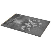 "DIENSTLEISTUNGEN IN BLAUEN PITCHER" SCHNEIDEBRETT (Ecke)