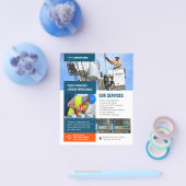 Dienstleistungen von elektrischen Unternehmern Flyer (Einzeln)