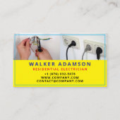 Dienstleistungen von Elektrizitätsversorgern, Visi Visitenkarte (Vorderseite)