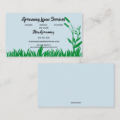 Dienstleistungen von Garten und Rasen Visitenkarte (Vorne/Hinten)