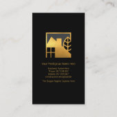 Dienstleistungen von Gold Zuhause Landscape Renovi Visitenkarte (Rückseite)