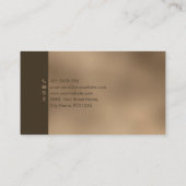 Dienstleistungen von Kontoinhabern - Muster für Go Visitenkarte (Rückseite)