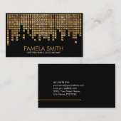 Dienstleistungen von Kontoinhabern - Schaltflächen Visitenkarte (Vorne/Hinten)