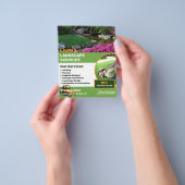Dienstleistungen von Rasen und Landschaften Flyer (Gruppe)