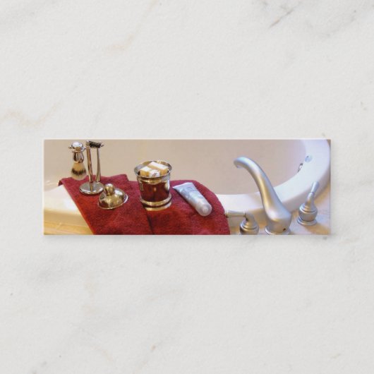 Dienstleistungs-Karte Mini Visitenkarte (Vorderseite)