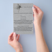 Dienstleistungsmenü Flyer (Handgriff)