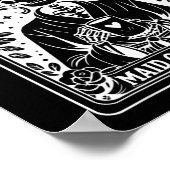 Dienstmädchen Horror Tarot Card Bride Coven Gothic Poster (Ecke)