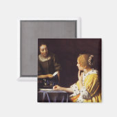 Dienstmädchen Magnet (Vorderseite/Rückseite)