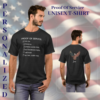 Dienstnachweis für Männer oder Frauen T-Shirt