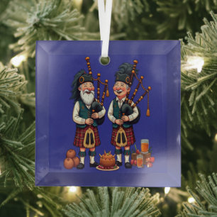 Dienstpflichten der Pfeifer für die Haggis-Prozess Ornament Aus Glas