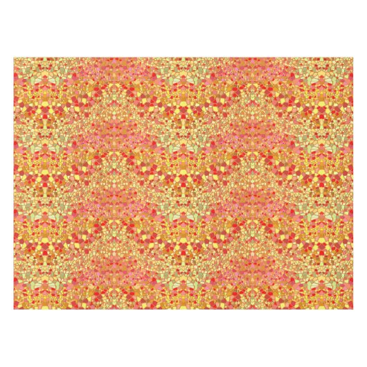 Dienstturnus in den sonnigen Fiestafarben Tischdecke (Vorderseite (Horizontal))