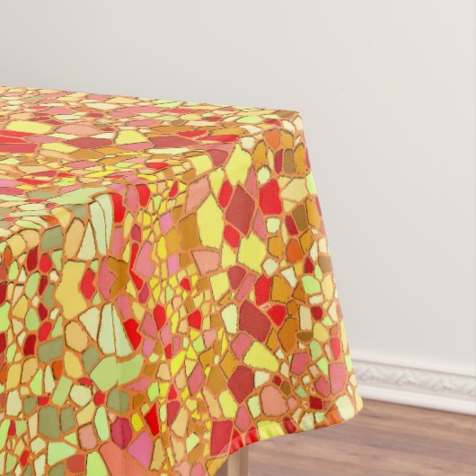 Dienstturnus in den sonnigen Fiestafarben Tischdecke (Beispiel)