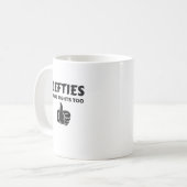 Dienstunfähigkeit hat Rechte zu Handgeschenk Kaffeetasse (Vorderseite Links)