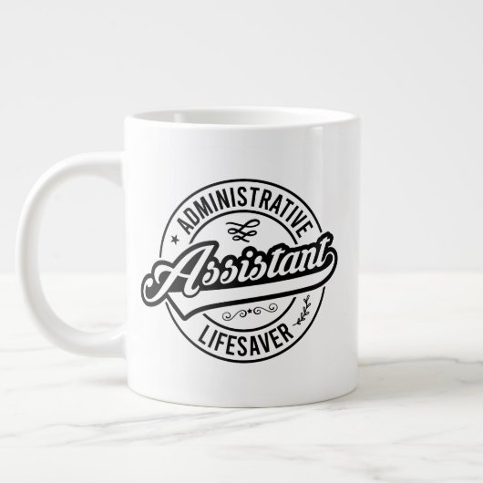 Dienstzeit des Verwaltungspersonals Jumbo-Tasse (Links)