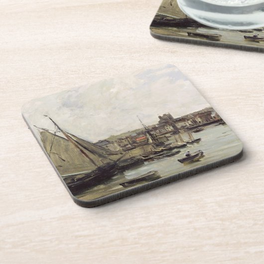 Dieppe, 1875 (Öl auf Platte) Untersetzer (Linke Seite)