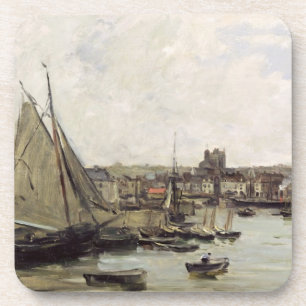 Dieppe, 1875 (Öl auf Platte) Untersetzer