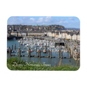 Dieppe Harbour, Normandie, Frankreich, Magnet