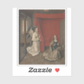 Dieric Bouts - Die Ankündigung Aufkleber (Blatt)