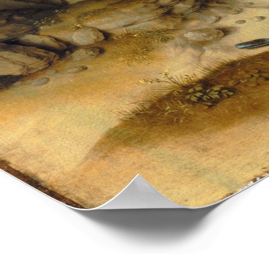 Dierick Bouts the Elder Moses and Burning Bush Poster (Ecke)