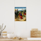 Dierick Bouts the Elder Moses and Burning Bush Poster (Küche)