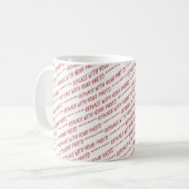 Dies anpassen! Fügen Sie Ihre Kunst oder Ihr Foto Kaffeetasse (Vorderseite Links)