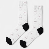 Dies anpassen! Fügen Sie Ihre Kunst oder Ihr Foto Socken (Linkes Detail)