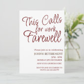 Dies erfordert die Abkehr von der individuellen Al Einladung (Stehend Vorderseite)