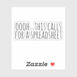 Dies erfordert eine Tabelle Aufkleber