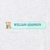 Dies gehört zum niedlichen Teddy der ersten Klasse Etiketten (Design 1)