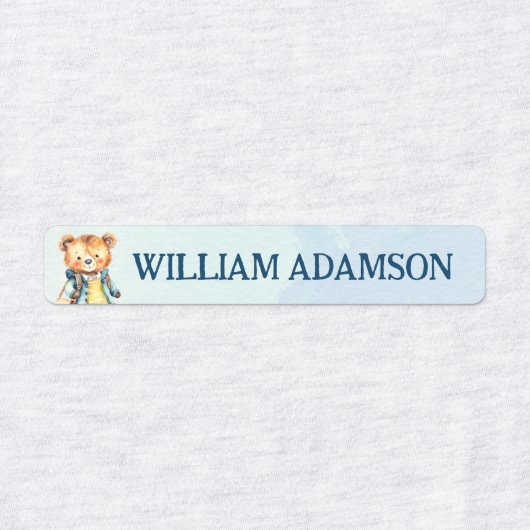 Dies gehört zum niedlichen Teddy der ersten Klasse Etiketten (Design 2)