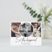 Dies geschah also, als Gallery Multi-Foto-Entwickl Postkarte (Stehend Vorderseite)