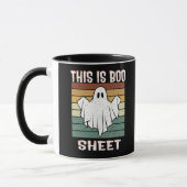 Dies ist das boo-Sheet-Ghost-Retro-Halloween Tasse (Links)