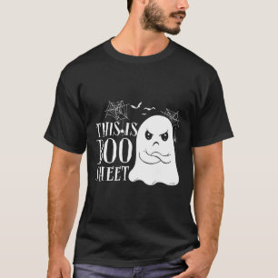 Dies ist das Bootblatt Ghost Retro Halloween-Kostü T-Shirt