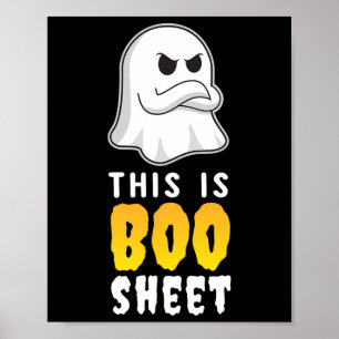 Dies ist das Bootblatt T Shirt Funny Ghost Spooky  Poster