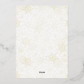 Dies ist das Brautparty des Robin Wreath der Saiso Folieneinladung (Rückseite)