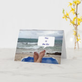 DIES IST DAS LIFE=U R 50 / ICH FREUE MICH DARAN. KARTE (Gelbe Blume)