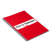 DIES IST DAS THERAPIE-Notebook Notizblock (Rechte Seite)