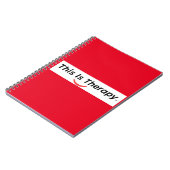 DIES IST DAS THERAPIE-Notebook Notizblock (Linke Seite)